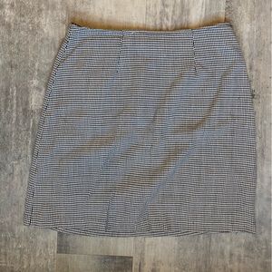 Vintage houndstooth skirt
